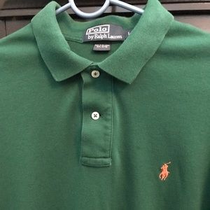 Men’s green POLO. Size Large